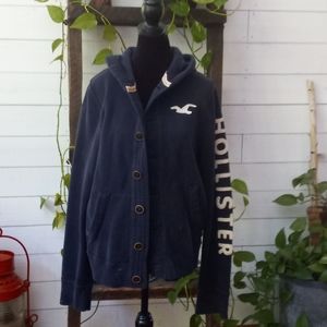 COPY - Hollister Button Up Hoddie
